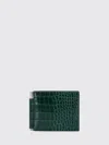 Tom Ford Bi-fold Wallet With Money Clip Feature In Green