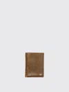 Tom Ford Small Snake Embossed Leather Folding Cardholder In Leather