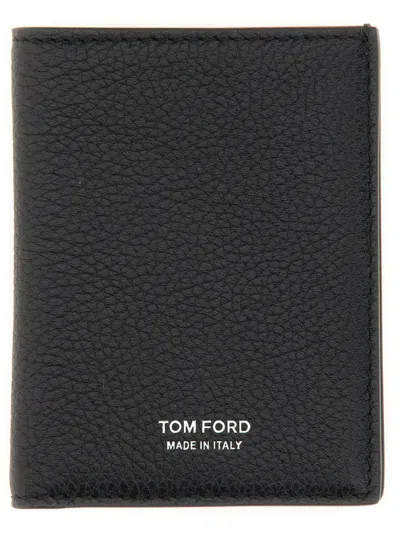 Tom Ford Wallet With Logo In Black