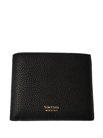 Tom Ford Wallet With Logo Print In Black