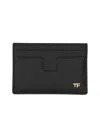 Tom Ford T Line Card Holder In Black