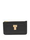 Tom Ford Padlock-detail Card Holder In Black