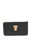 Tom Ford Padlock-detail Card Holder In Black