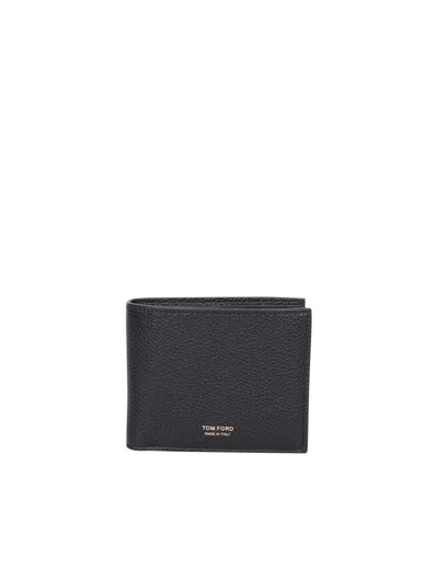 Tom Ford Portafoglio Bifold T Line Classic In Black
