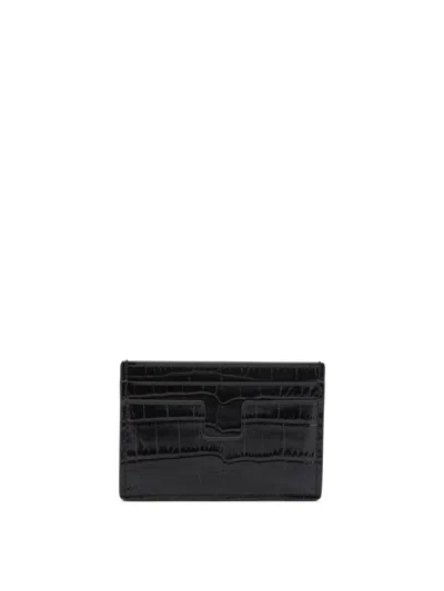 Tom Ford Wallets & Card Holders In Brown