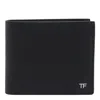 Tom Ford Textured Leather Bifold Wallet And Cardholder In Black
