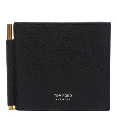 Tom Ford Moneyclip T Line In Black