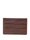 Tom Ford Croc Embossed Leather Card Case