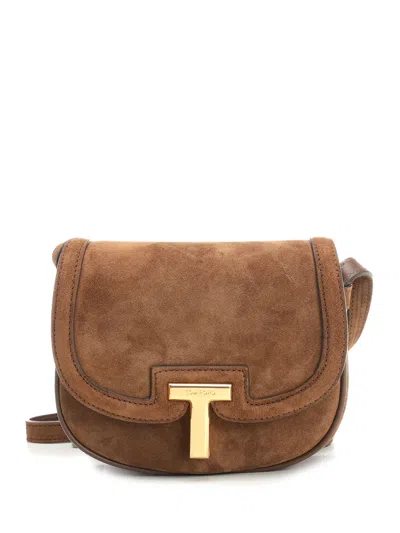 Tom Ford Wallis Crossbody Bags Brown