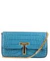 Tom Ford Wallis Mini Shoulder Bag In Lightblue