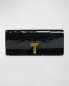 Tom Ford Wallis Sequined Squared Clutch Bag In Black