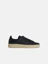 Tom Ford 'warkick' Black Leather Sneakers In Black