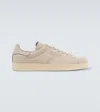 Tom Ford Warwick Leather Sneakers In Neutral