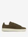 Tom Ford Warwick Leather Sneakers In Burgundy