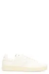 Tom Ford Beige Calf Leather Sneakers In White