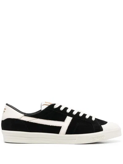 Tom Ford Warwick Low-top Sneakers In Black