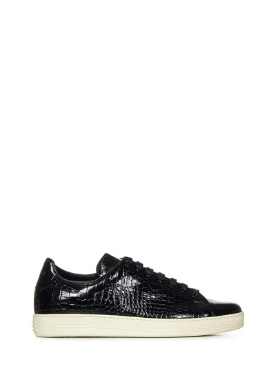 Tom Ford Warwick Sneakers In Black