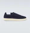 Tom Ford Suede Low-top Sneakers Warwick Silhouette Toe Rubber Sole In Brown