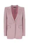 Tom Ford Single-button Tailored Blazer In Pink