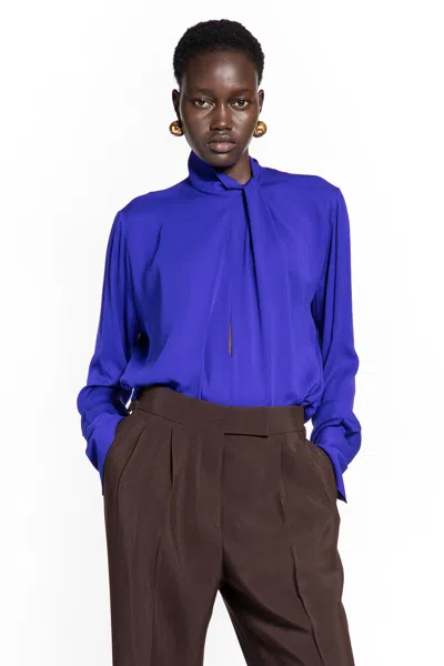 TOM FORD WASHED SILK GEORGETTE BLOUSE