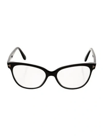 Pre-owned Tom Ford Wayfarer Eyeglasses In Black
