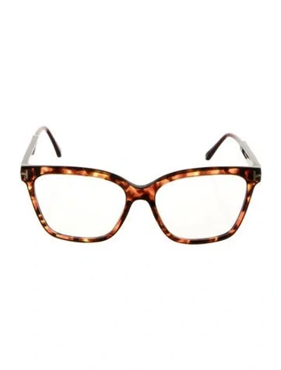 Pre-owned Tom Ford Wayfarer Eyeglasses In Black