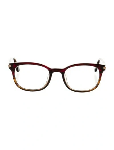 Pre-owned Tom Ford Wayfarer Eyeglasses In Brown