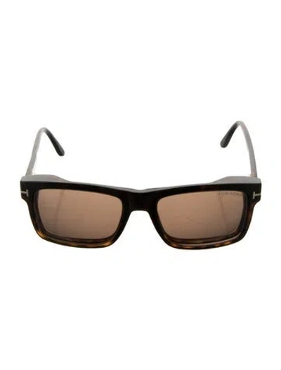 Pre-owned Tom Ford Wayfarer Eyeglasses In Brown