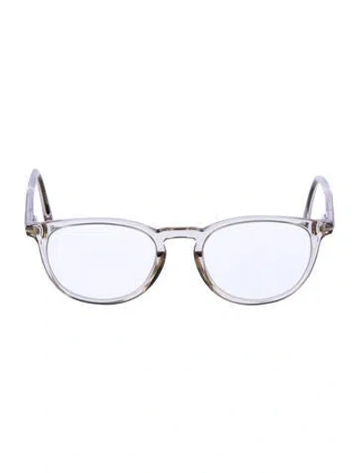 Pre-owned Tom Ford Wayfarer Eyeglasses In Transparent