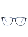 Tom Ford Wayfarer-frame Glasses In Blue