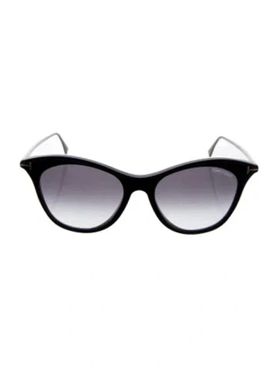 Pre-owned Tom Ford Wayfarer Gradient Sunglasses In Black