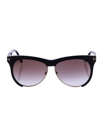 Pre-owned Tom Ford Wayfarer Gradient Sunglasses In Black