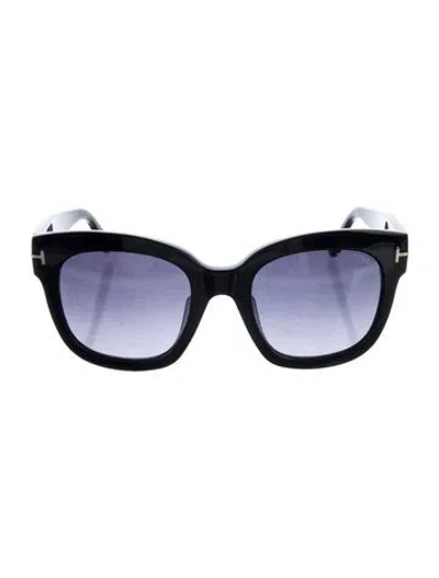 Pre-owned Tom Ford Wayfarer Gradient Sunglasses In Black