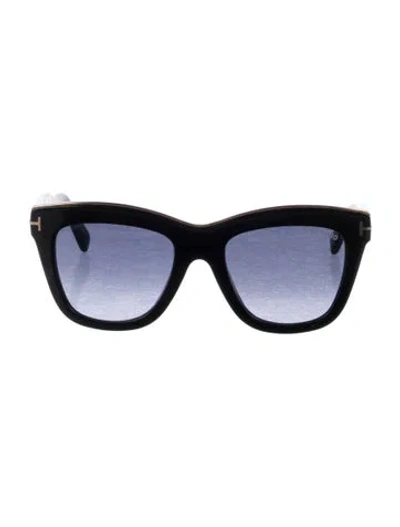 Pre-owned Tom Ford Wayfarer Gradient Sunglasses In Black