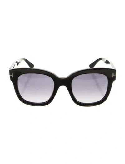 Pre-owned Tom Ford Wayfarer Gradient Sunglasses In Black