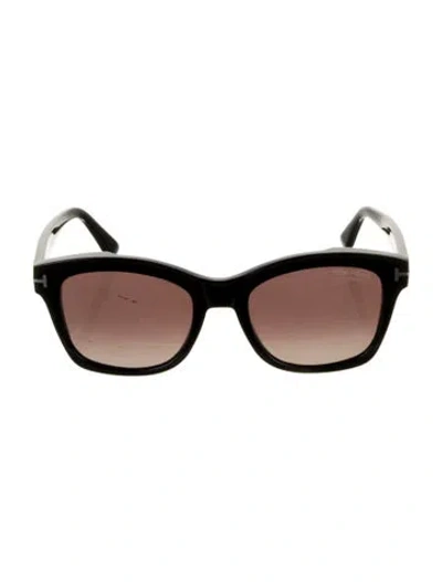 Pre-owned Tom Ford Wayfarer Gradient Sunglasses In Black