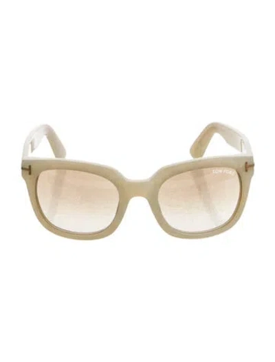 Pre-owned Tom Ford Wayfarer Gradient Sunglasses In Neutral