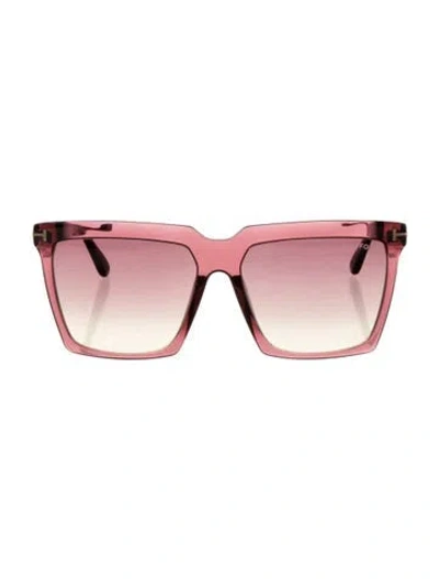 Pre-owned Tom Ford Wayfarer Gradient Sunglasses In Pink