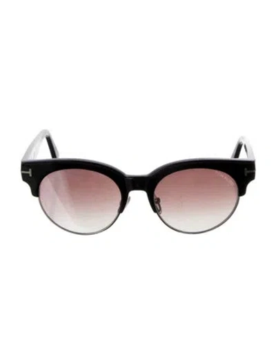 Pre-owned Tom Ford Wayfarer Gradient Sunglasses In Purple