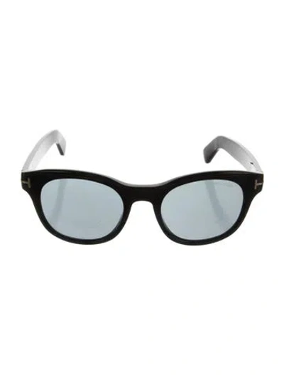 Pre-owned Tom Ford Wayfarer Tinted Sunglasses In Black