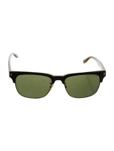 Pre-owned Tom Ford Wayfarer Tinted Sunglasses In Black