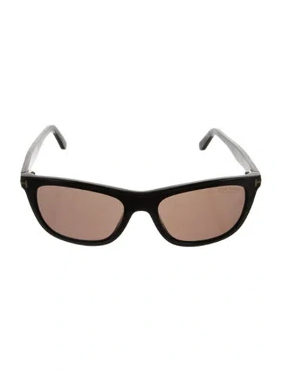 Pre-owned Tom Ford Wayfarer Tinted Sunglasses In Black