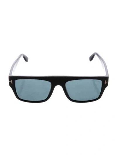 Pre-owned Tom Ford Wayfarer Tinted Sunglasses In Black