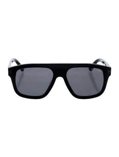 Pre-owned Tom Ford Wayfarer Tinted Sunglasses In Black