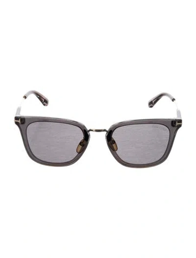 Pre-owned Tom Ford Wayfarer Tinted Sunglasses In Black