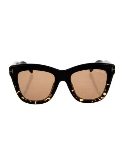 Pre-owned Tom Ford Wayfarer Tinted Sunglasses In Black