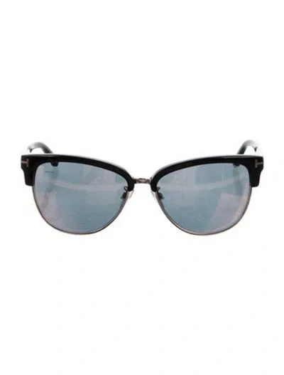 Pre-owned Tom Ford Wayfarer Tinted Sunglasses In Black