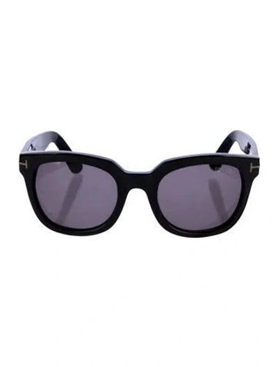 Pre-owned Tom Ford Wayfarer Tinted Sunglasses In Black