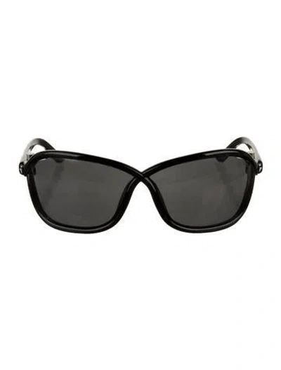 Pre-owned Tom Ford Wayfarer Tinted Sunglasses In Black