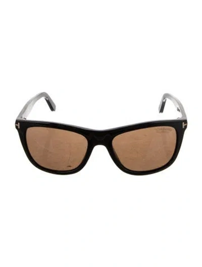 Pre-owned Tom Ford Wayfarer Tinted Sunglasses In Black